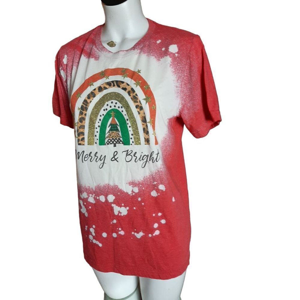 Canvas merry &Bright‎ Tye Tee Shirt M - Picture 2 of 10